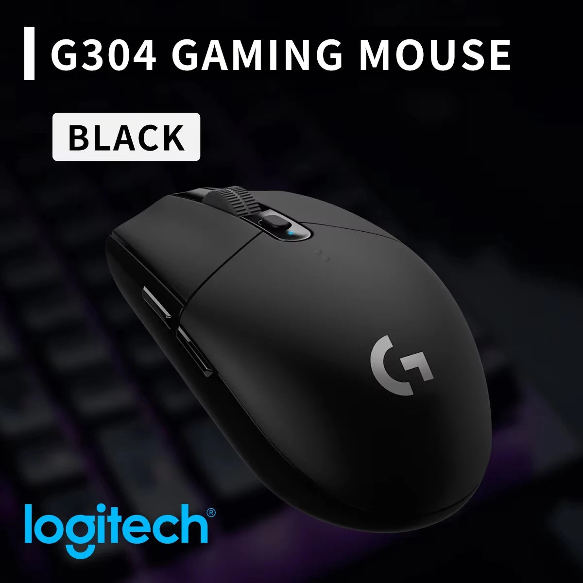 Logitech G304 Wireless Gaming Mice Portable High DPI RGB Optical Mouse Compatible with Notebook Desktop for Work Game