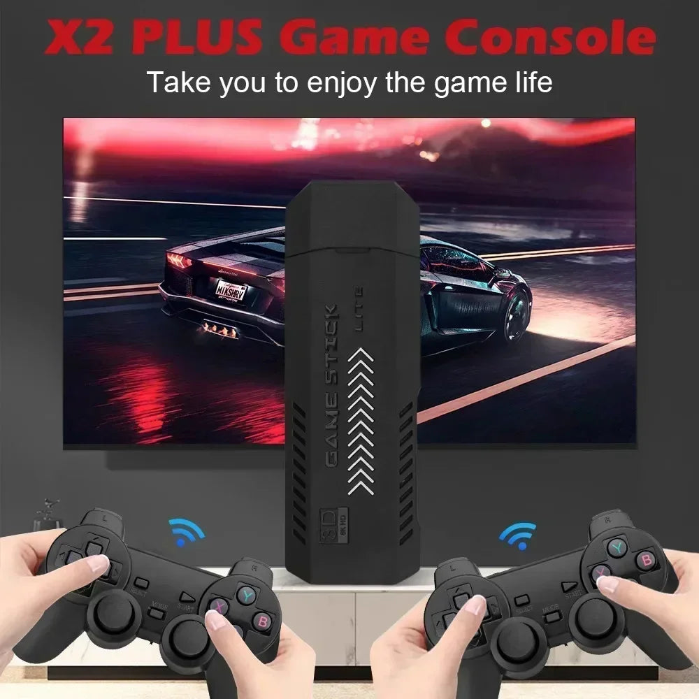 X2 Plus 256G  Handheld Game Console – 4K Ultra HD Screen, 50,000+ Retro Games, Wireless HDMI TV Out, 50+ Emulators