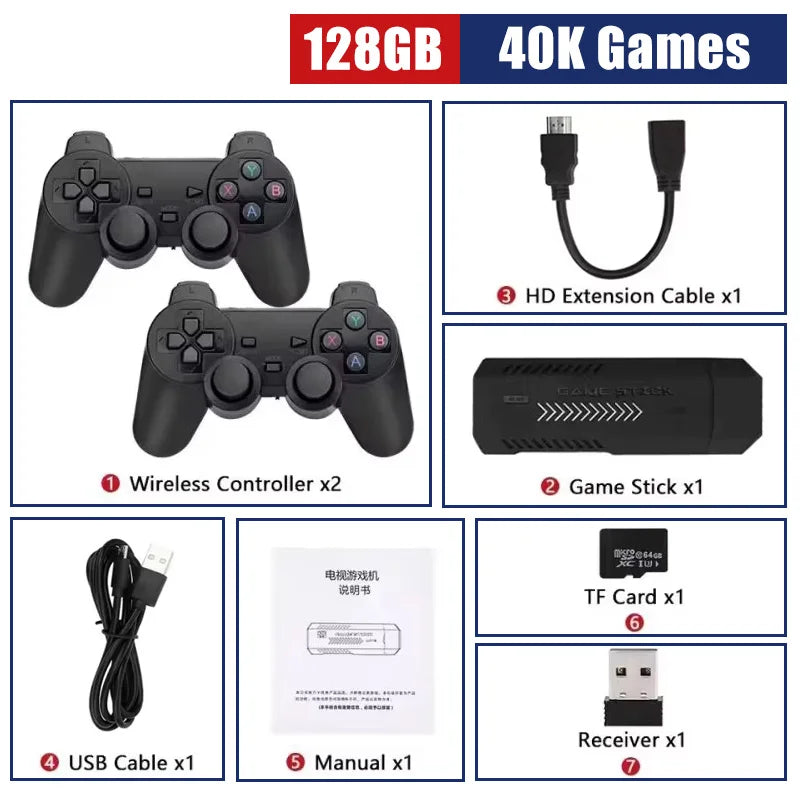 X2 Plus 256G  Handheld Game Console – 4K Ultra HD Screen, 50,000+ Retro Games, Wireless HDMI TV Out, 50+ Emulators