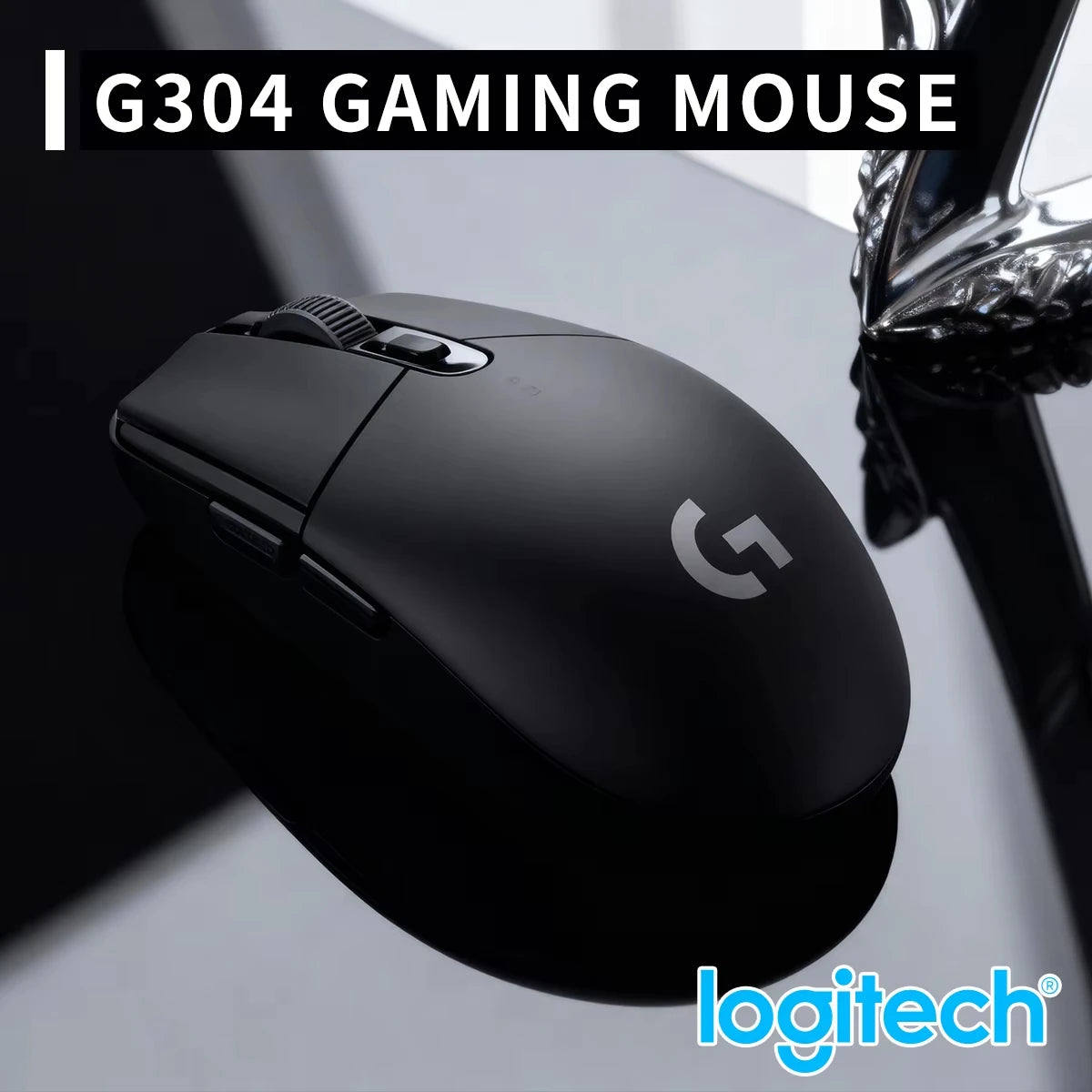 Logitech G304 Wireless Gaming Mice Portable High DPI RGB Optical Mouse Compatible with Notebook Desktop for Work Game