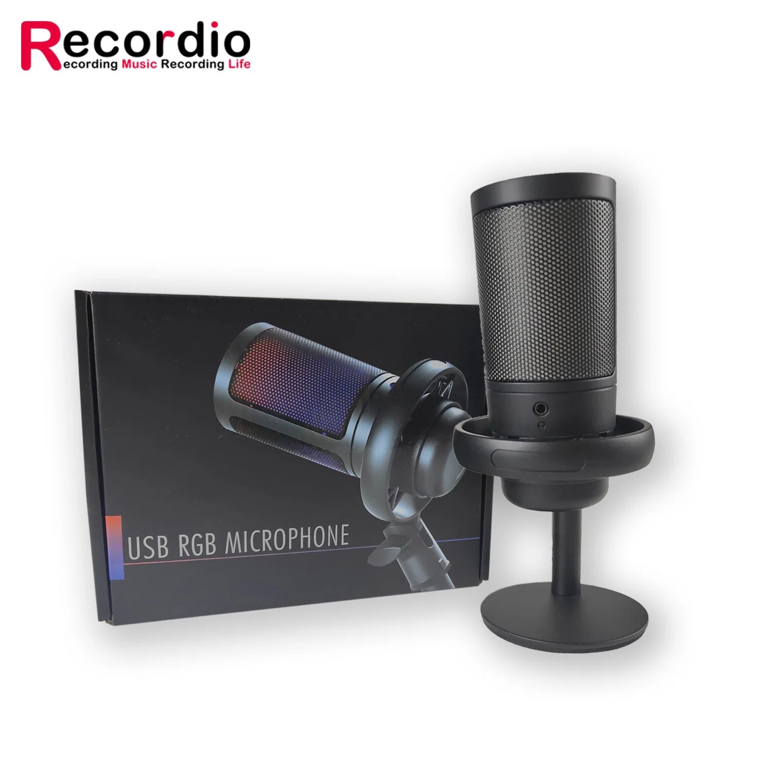 GAM-ME6S USB gaming microphone RGB dazzling lights computer k song recording mobile phone live broadcast