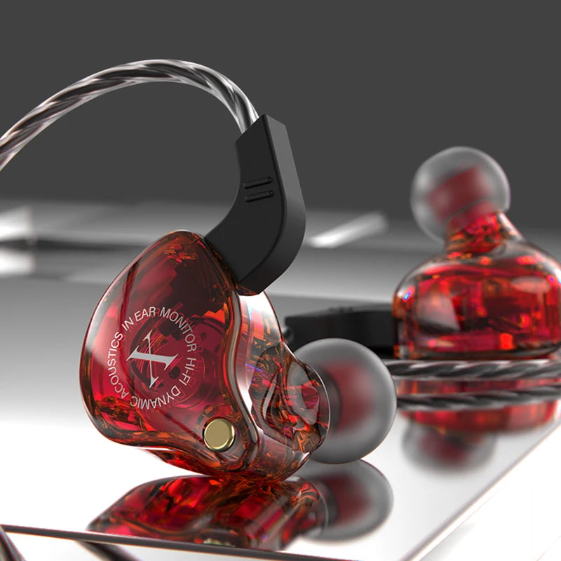 Sport HiFi Headphones with Mic Bass Wired In-Ear Earbuds Game Music Running Noise Cancelling Headset fone de ouvido