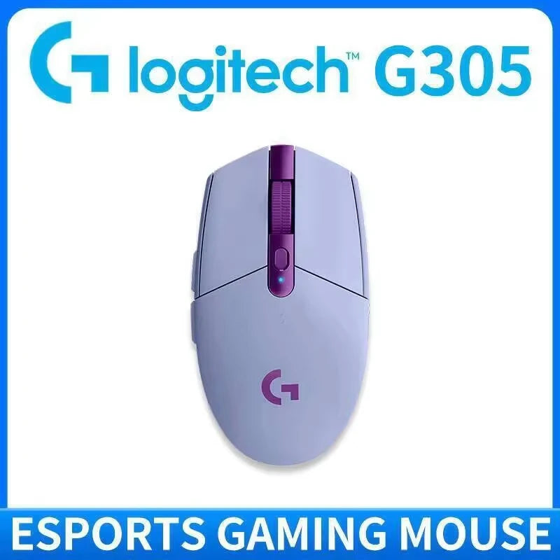 Logitech G304 Wireless Gaming Mice Portable High DPI RGB Optical Mouse Compatible with Notebook Desktop for Work Game